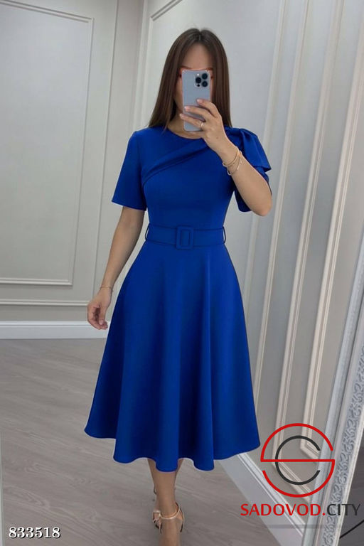 Платье женское с поясом - Bruno фото 4