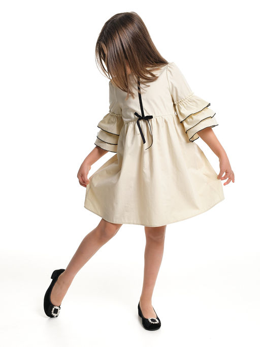 Платье для девочки нарядное детское праздничное UD 8059 св.бежевый - Mini maxi фото 2