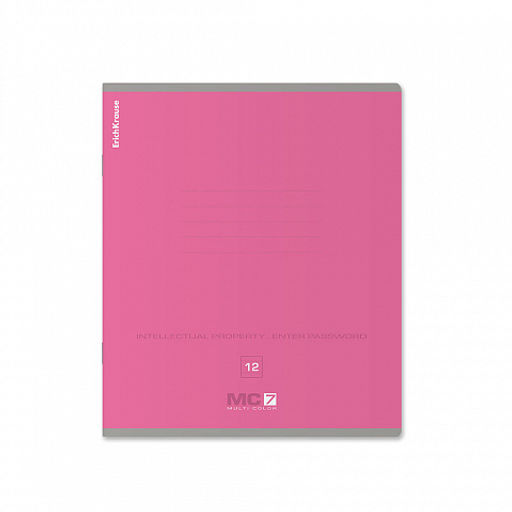 Цена за 10 шт. Тетрадь школьная ученическая ErichKrause MC-7 ассорти, 12 листов, линейка (в плёнке по 10 шт.)_MIX-PACK  фото 5