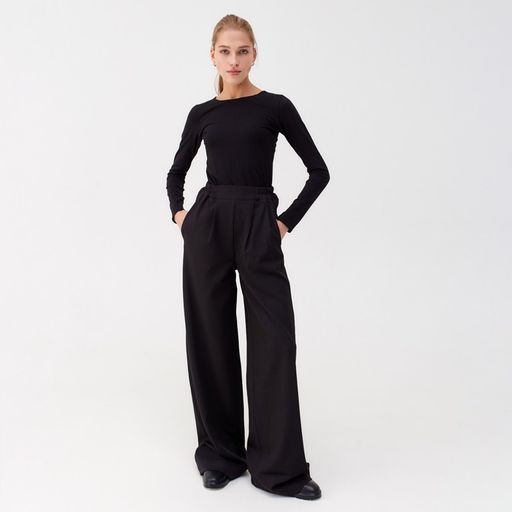 Боди женское MINAKU: Basic line, цвет чёрный, размер 46