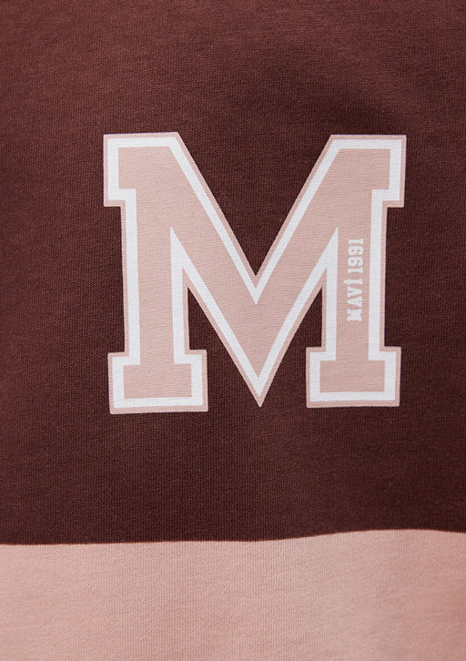 M Bask?l? Cizgili Tisort - Mavi фото 6