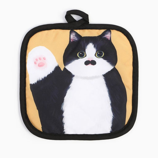 Прихватка Доляна Котики Бориска 17*17 см 100% п/э  фото 2