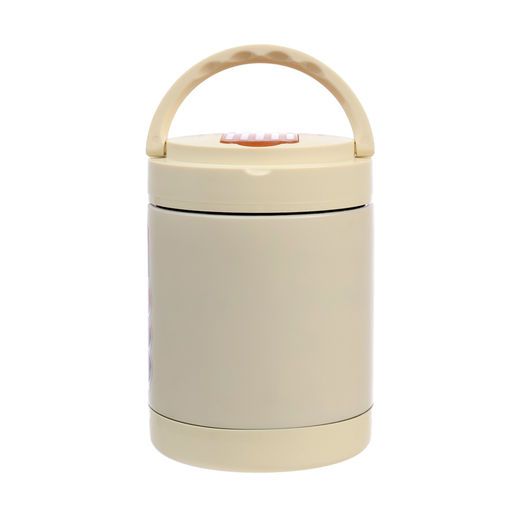 Термос для еды, 1.8 л, 18.813.5 см, сохраняет тепло до 2 ч, USB-подогрев, нержавеющая сталь, бежевый