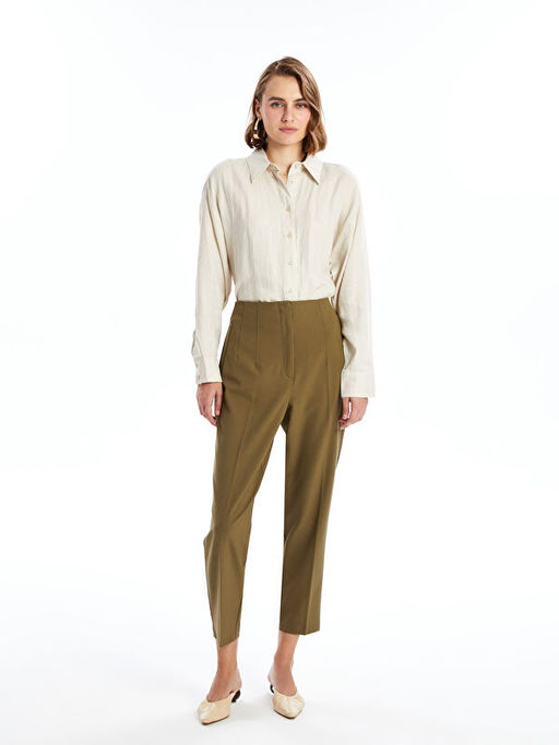 Kad?n Havu? Kesim D?z Pantolon