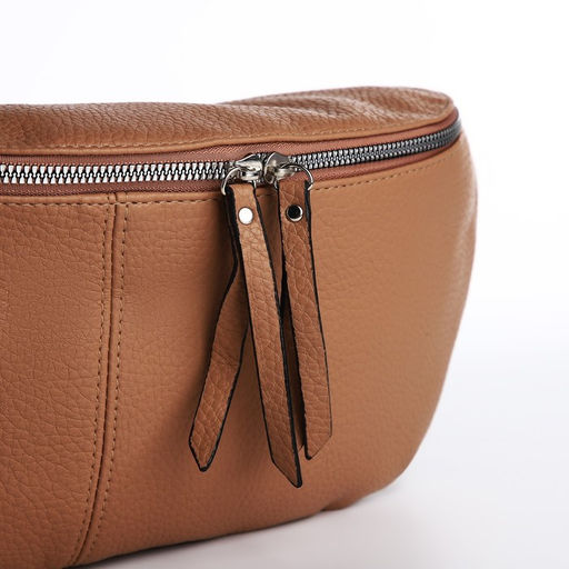 Сумка кросс-боди на молнии, цвет бежевый - Simaland фото 3