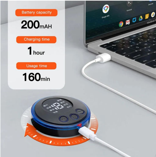 Портативный импульсный мини массажер для тела/Тренажер для мышц - Buro фото 3