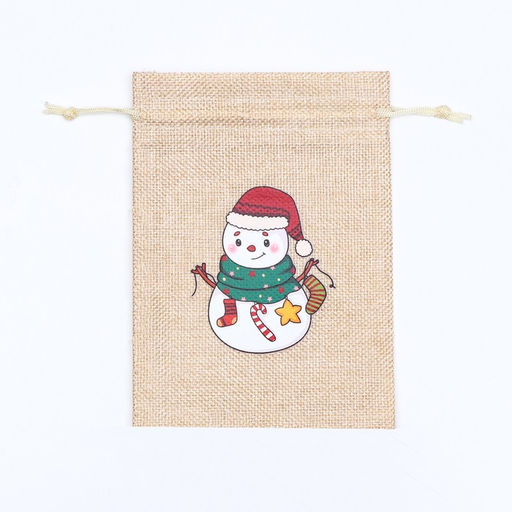 Цена за 5 шт. Мешок подарочный с термонаклейкой, 13 х 18 см - UPAK LAND фото 2