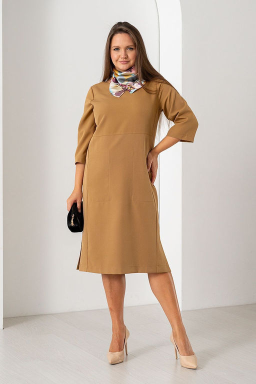 Платье А-3571 кэмел - Angelika фото 6