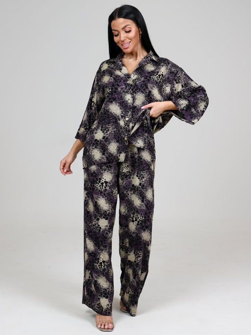 775 ЖЕНСКИЙ КОСТЮМ (брюки) (Сиреневый) - А-дина фото 3