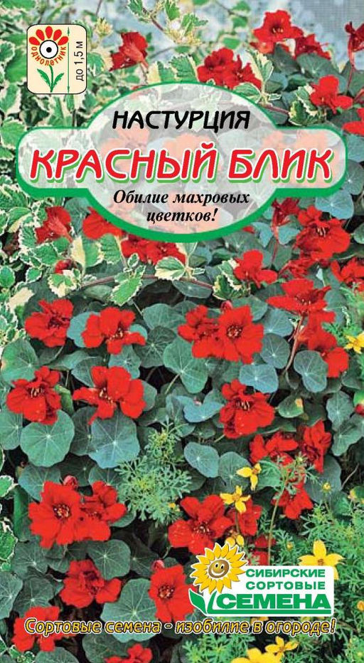 Красный блик настурция 1гр (ссс)