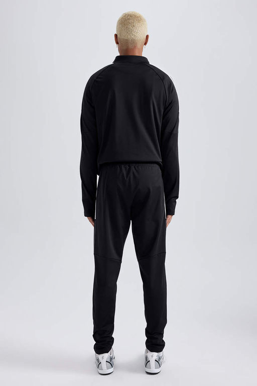 DeFactoFit Облегающие спортивные штаны для бега со стандартными штанинами и двойными карманами, тканевые спортивные штаны для бега для дайвинга  фото 7