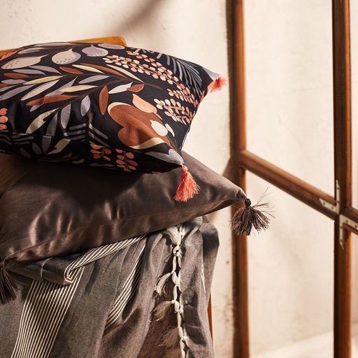 Цена за 2 шт. Наволочка декоративная с кисточками Этель «Флора», 43×43 см