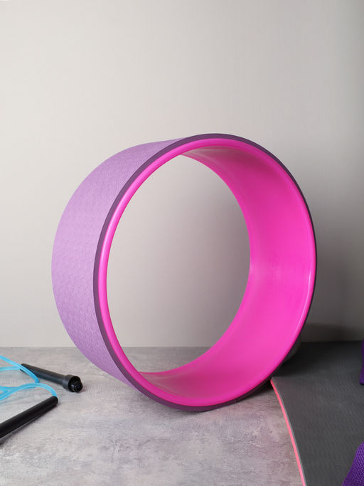 Колесо для йоги и пилатеса 32Х12 / YW32-PP / фиолетовый-розовый / уп10 - Галеонтрейд фото 10