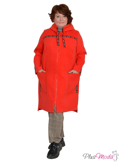 Пальто-куртка Модель №763 размеры 44-84 - Plusmoda фото 2
