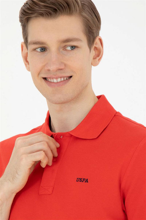 Мужская красная базовая футболка - U.s. polo assn фото 2