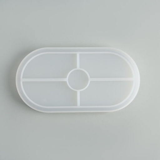 Подставка из гипса. Набор для создания поддона с красками «Овал»