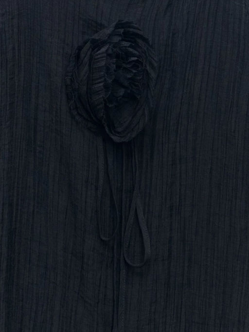 Блуза из тенселя с цветком / Zarina