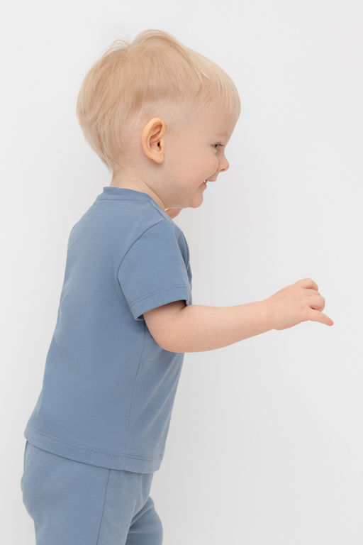 Crockid _ КР 302608/серо-голубой к512 фуфайка д/мал яс