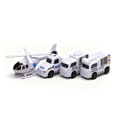 Парковка "Служебный паркинг" (свет, звук, 3 металл машины, самолет) в коробке