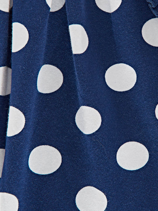 Футболка для девочки UD 1833 синий горох - Mini maxi фото 6