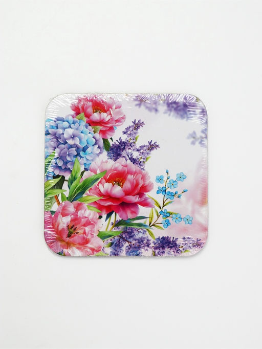 Цена за 2 шт. Подставка под горячее «Цветы», 15×15 см