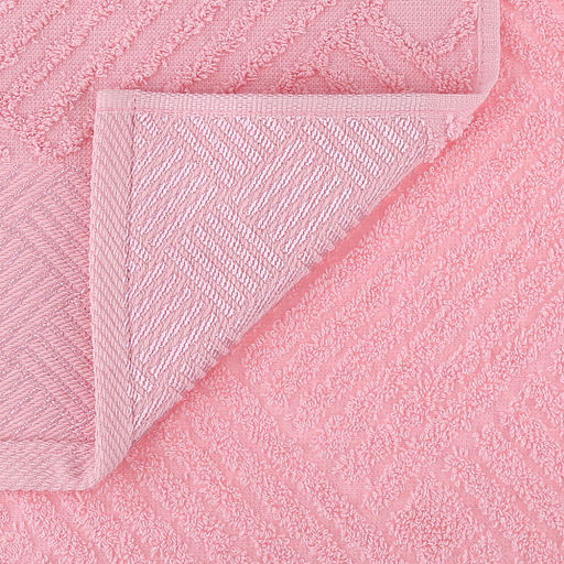 Полотенце махровое "Вологда" 35х60см, гладкокрашенное, 400г/м2, пыльная роза (Россия)