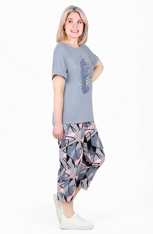 Костюм Уют К-321 (46-64) кулирка - Лотос фото 8