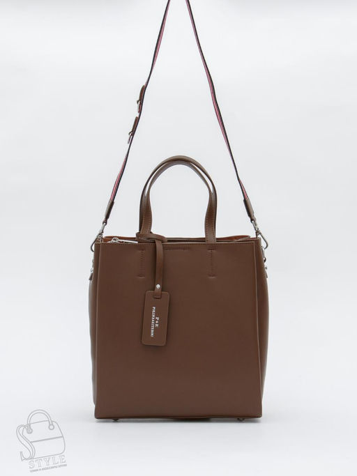 Сумка женская кожаная 6062L caramel Polina&Eiterou