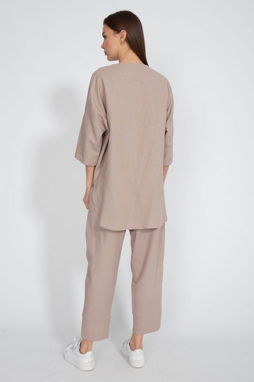 Льняная рубашка 4081 - Kivviwear фото 3