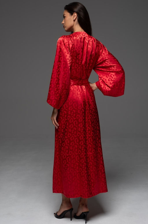 Длинный запашной пеньюар Mia-Amore