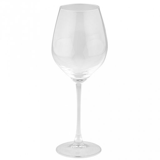 Бокал стеклянный Бургундия 600мл, д6,8см, h26см, основание д8см (Китай)