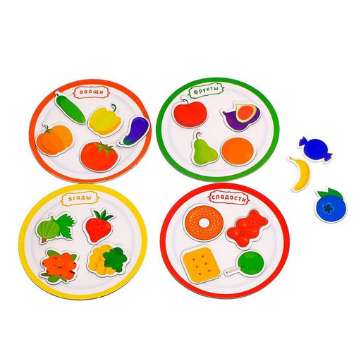 Магнитный набор Яркие тарелочки - Iq-zabiaka фото 2