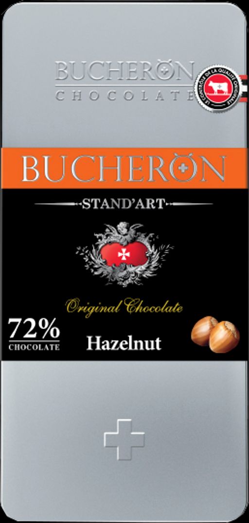 BUCHERON. Standart. Горький с фундуком 100 гр. жест.банка
