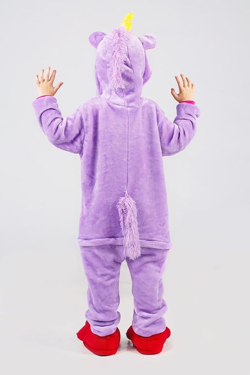 Пижама кигуруми фиолетовый Единорог (детская)