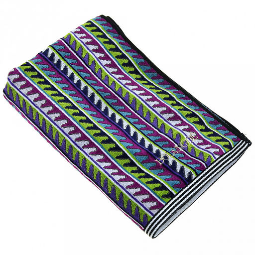 "Missoni-3004" Полотенце махровое 70х140см, плотность 375гр/м2, 100% хлопок, велюр, сиреневый, Bolangde (Китай)