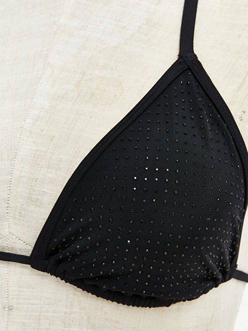 Parlak Ta?l? Kad?n Bikini ?st