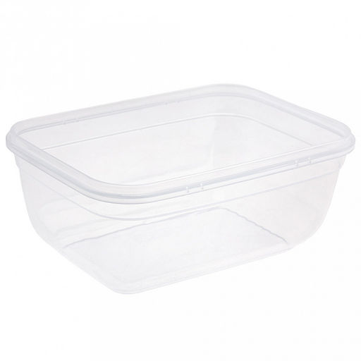 Контейнер для продуктов пластмассовый Мастер 1,4л, прямоугольный, с клипсами, воздухонепроницаемый (герметичный), съемный силиконовый уплотнитель, подходит для СВЧ, цвета микс (Россия) - Домашняя мода фото 7