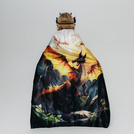 Карнавальный костюм «Могущественный дракон»: плащ и маска