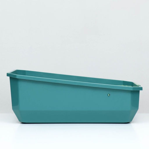 Туалет большой и совком, 61,5 х 44,5 х 22 см, зелёный - Пижон фото 2