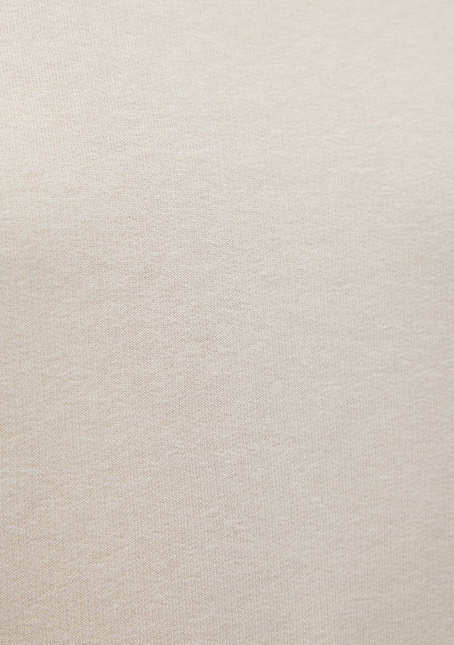 Bisiklet Yaka Bej Sweatshirt - Mavi фото 7