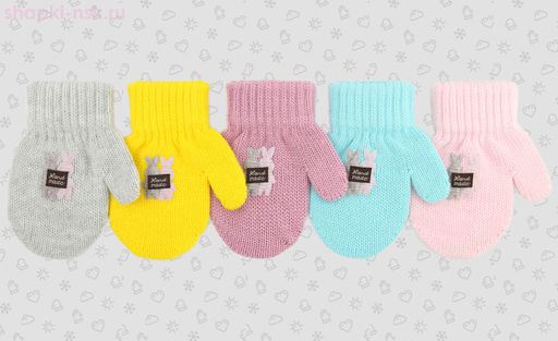 334-TM (р-р12/1-2 года) Варежки - Теплыши фото 2