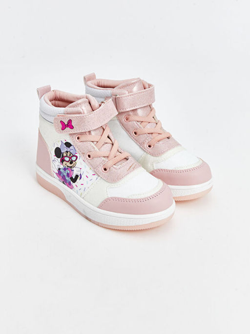 Minnie Mouse Bask?l? Taban? I??kl? K?z ?ocuk Spor Ayakkab? - Waikiki фото 2
