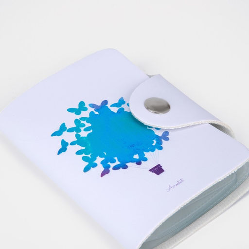 Визитница на кнопке, 20 карт, цвет белый - Simaland фото 3