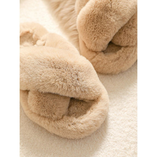 Тапочки Cross бежевые H389/3 - Halluci фото 3