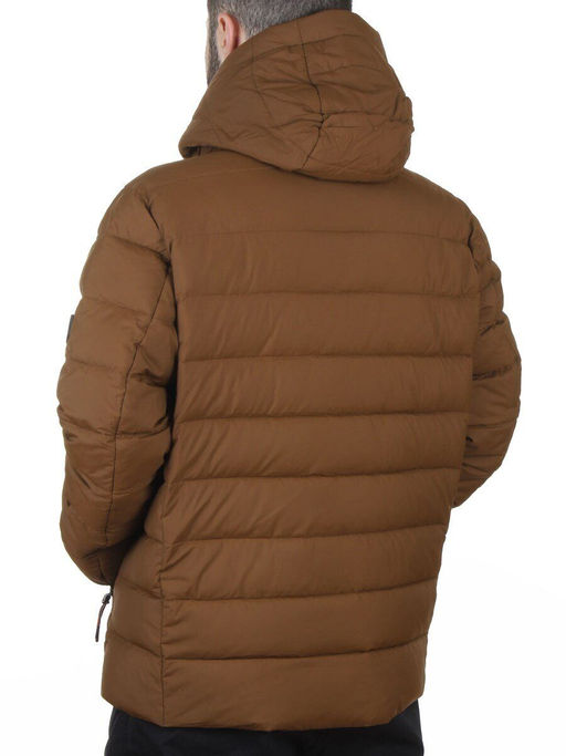 6584 BROWN Куртка мужская зимняя (200 гр. холлофайбер)