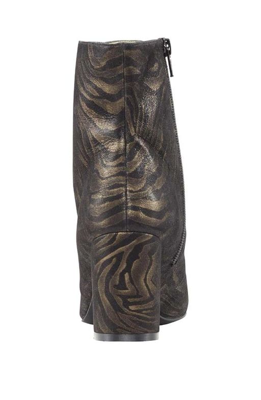 Полусапожки, черно-золотистые - Heine фото 6