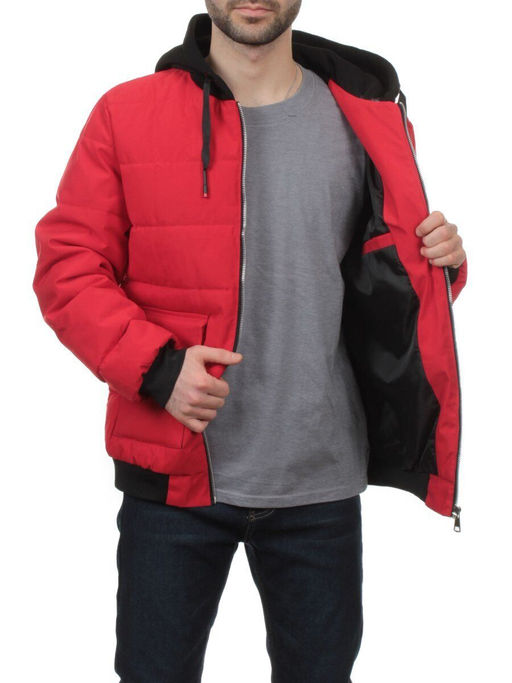 2172 RED Куртка мужская зимняя облегченная (150 гр. холлофайбер)