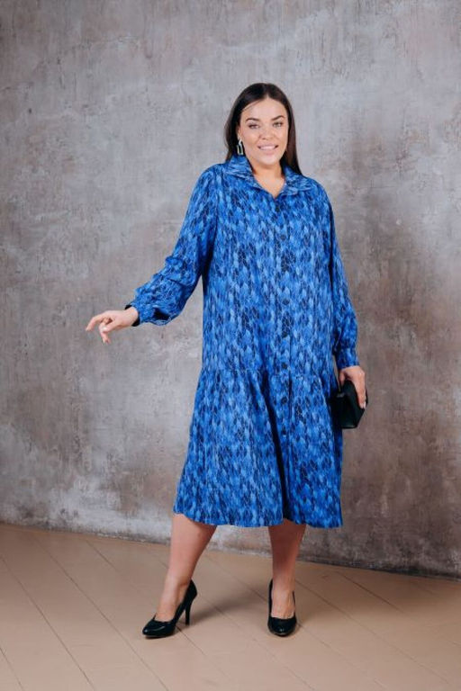 Платье Luxury Moda 1377 синий