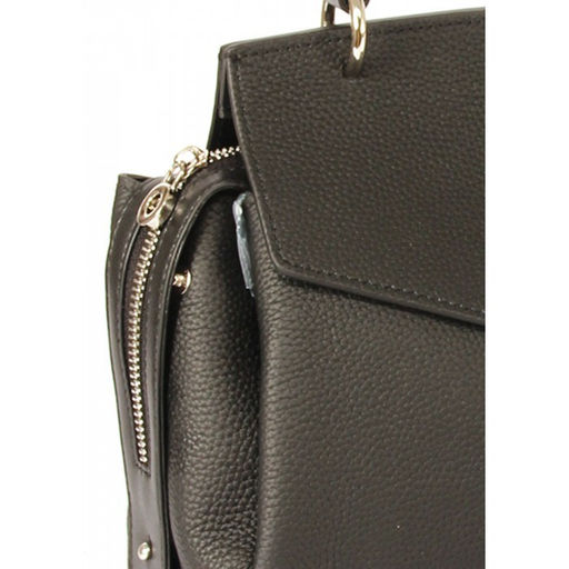 Сумка женская натуральная кожа GU 2066-76010, 2отд, плечевой ремень, черный 265747 - Adelia фото 4