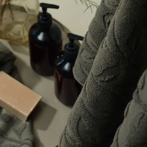 Полотенце махровое SL HOME: Boho «Олива» 90×150 см, 100% хлопок, 520 г/м²